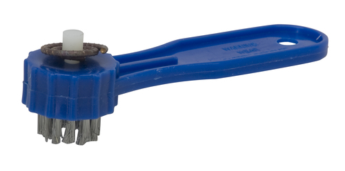 BATTERY CABLE TERMINAL CLEANING BRUSH WITH T-HANDLE
