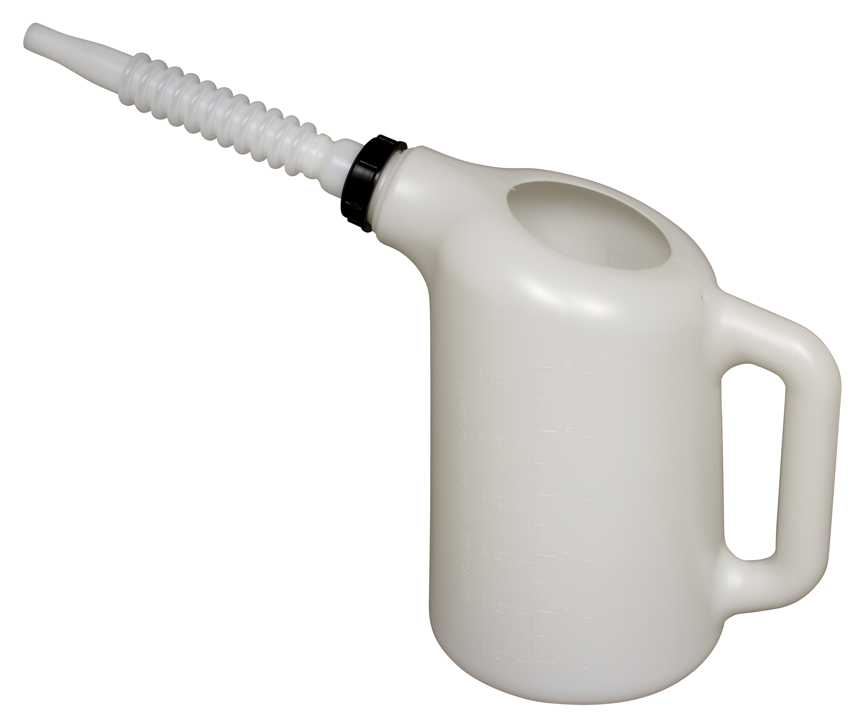Deluxe Plastic Oiler with Angled Spout - Empty